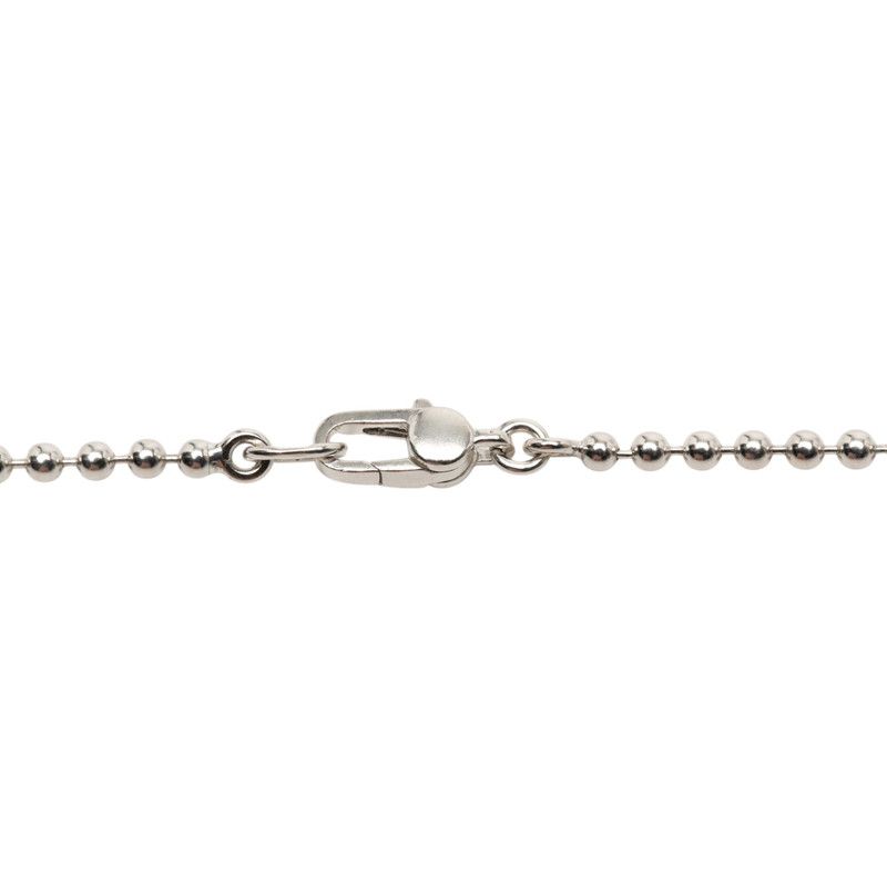Gucci Heart Necklace Ball Chain Silver — view 3