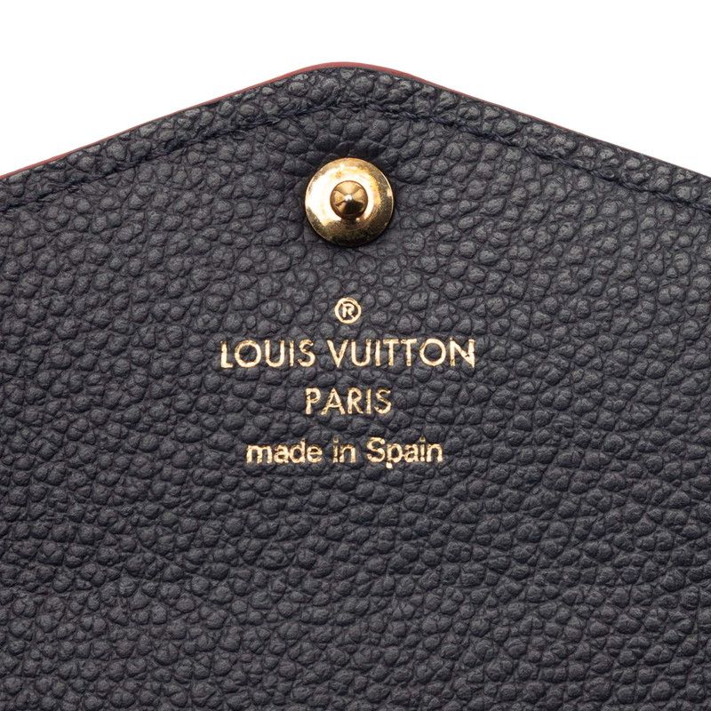 Louis Vuitton Monogram Empreinte Portefeuille Sarah Wallet Mali Null Jou Navy — view 5