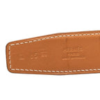 Hermes Plate Belt Black Leather — view 8