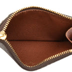 Louis Vuitton Card Case Holder Romy Coin Fragment Brown — view 4