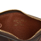 Louis Vuitton Card Case Holder Romy Coin Fragment Brown — view 5