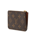 Louis Vuitton Card Case Holder Romy Coin Fragment Brown — view 2