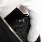 Louis Vuitton Epi Porte-Monnaie NM Coin Purse Black Leather — view 6