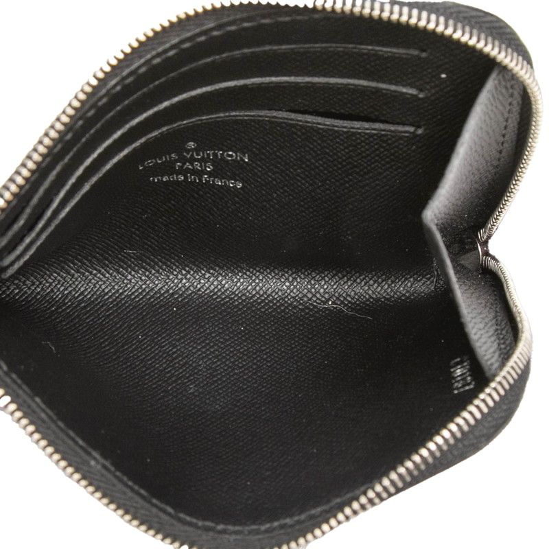 Louis Vuitton Epi Porte-Monnaie NM Coin Purse Black Leather — view 4