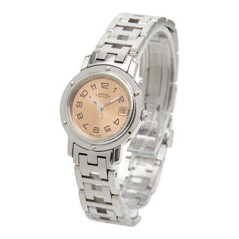 Hermes Clipper Watch Stainless Steel — view 2