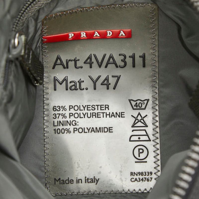 Prada Sports Crossbody Shoulder Bag Gray Nylon — view 9