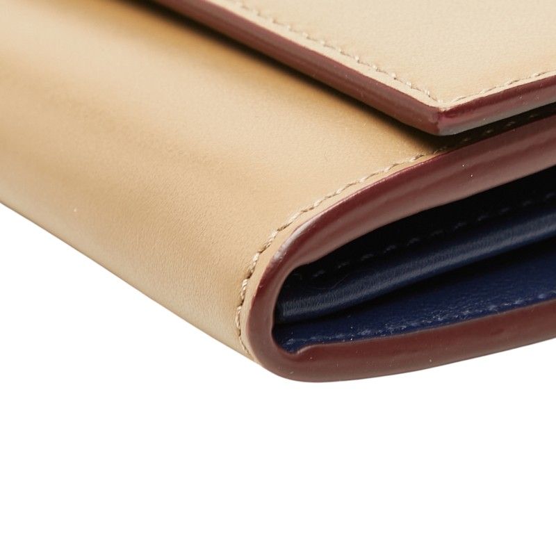 Fendi Peekaboo Wallet Brown Leather — view 4