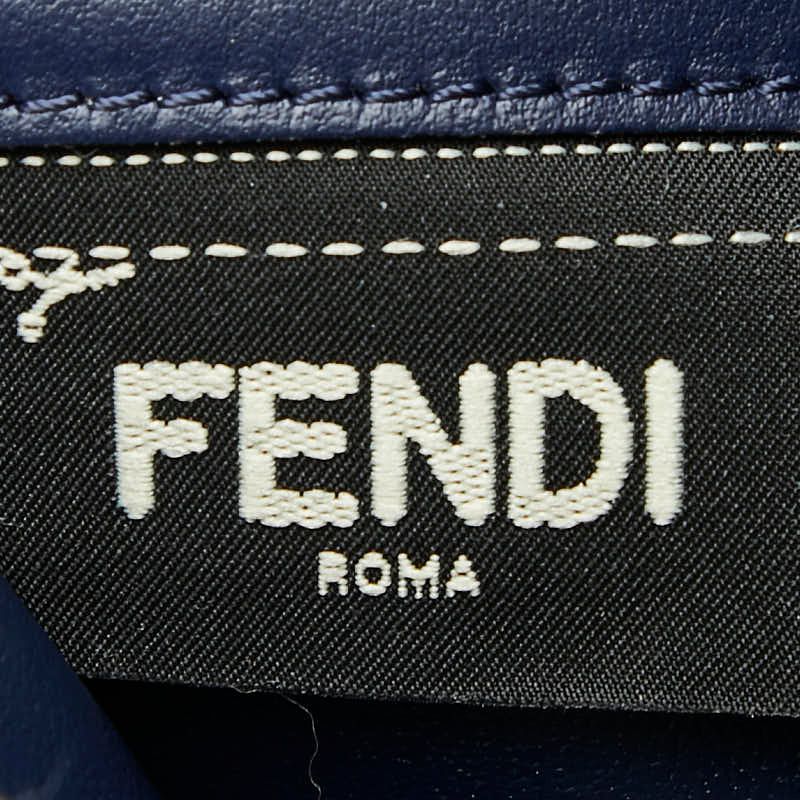 Fendi Peekaboo Wallet Brown Leather — view 7