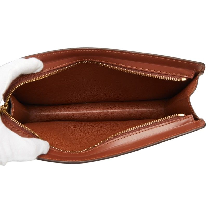 Louis Vuitton Monogram Pochette Homme Clutch Brown Leather — view 9