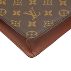 Louis Vuitton Monogram Pochette Homme Clutch Brown Leather — view 5