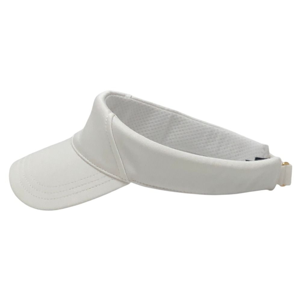 Louis Vuitton Sun Visor LV League Cotton White Hat — view 3
