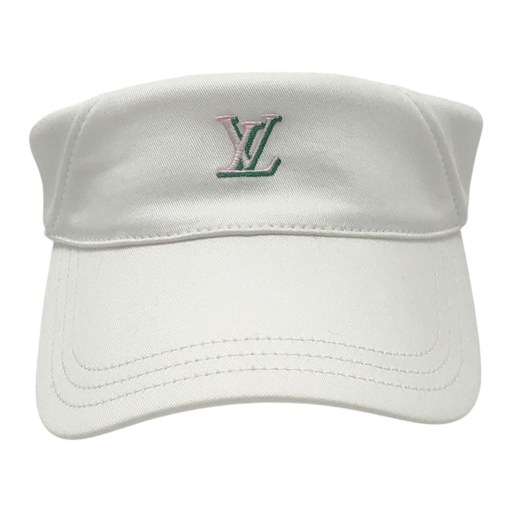 Louis Vuitton Sun Visor LV League Cotton White Hat — view 2