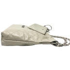 Chanel Shoulder Bag 22 Small CC Logo Calfskin Gray — view 3