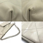 Chanel Shoulder Bag 22 Small CC Logo Calfskin Gray — view 7