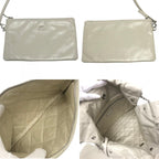 Chanel Shoulder Bag 22 Small CC Logo Calfskin Gray — view 8