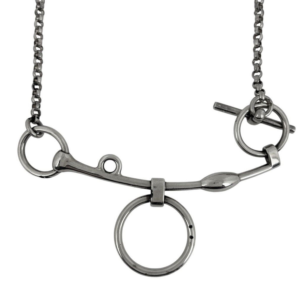 Hermes Mall de Brid Necklace Silver — view 2
