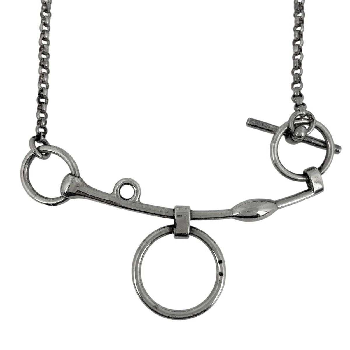 Hermes Mall de Brid Necklace Silver — view 2