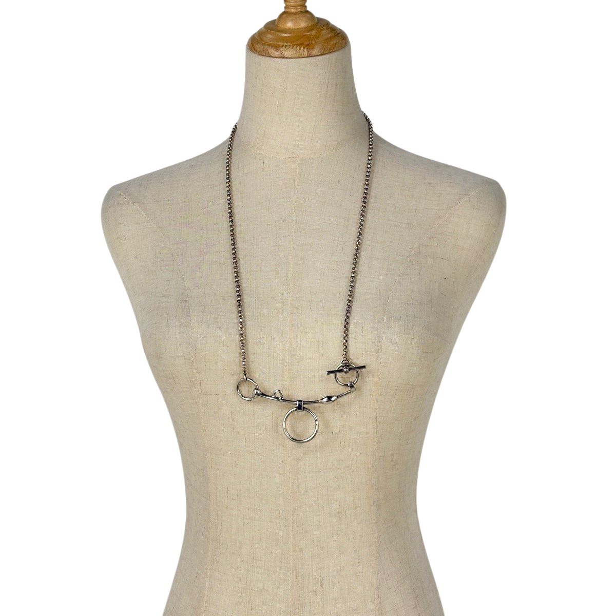 Hermes Mall de Brid Necklace Silver — view 8