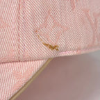 Louis Vuitton Bimai Cap Monogram Hat Cotton Polyester Pink — view 5