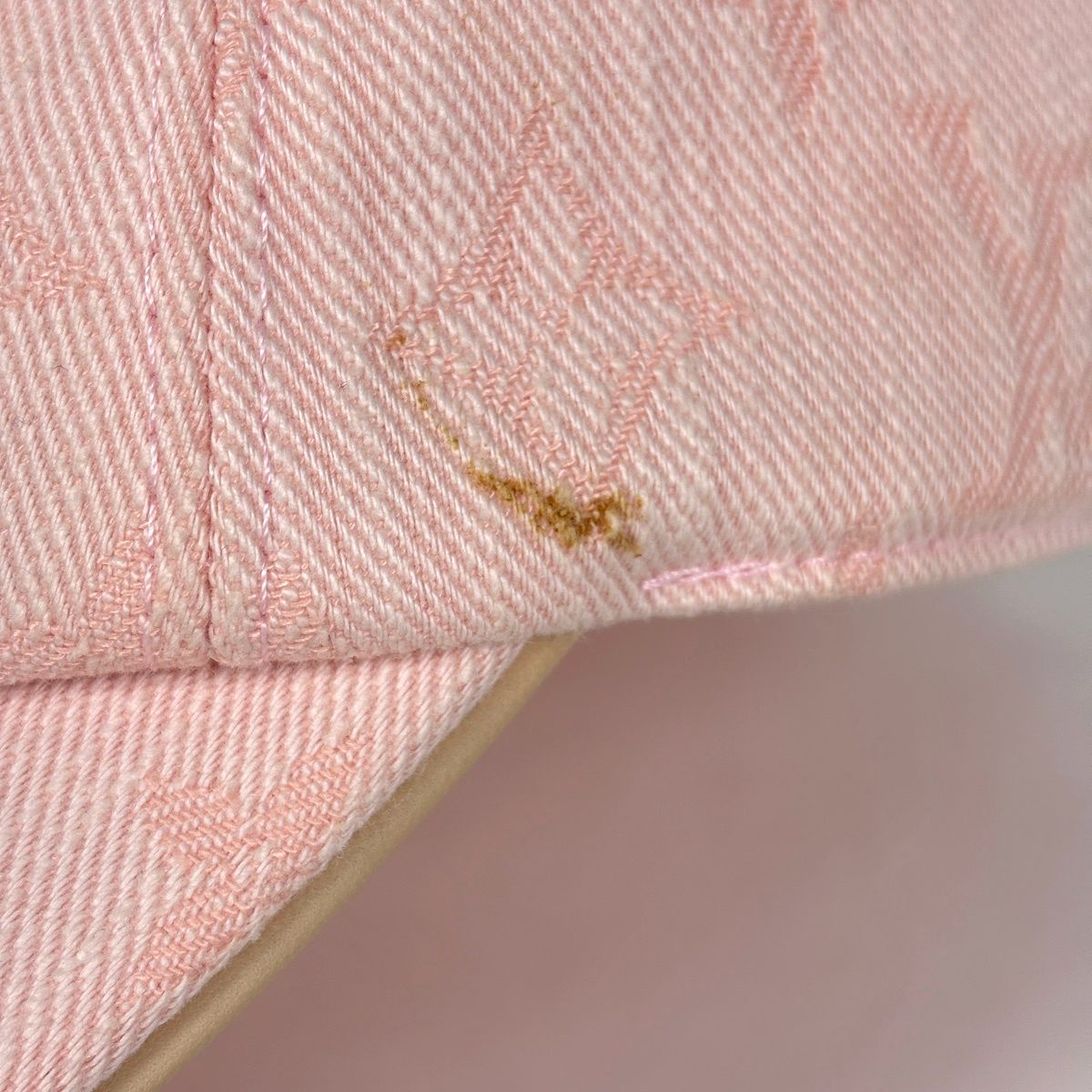 Louis Vuitton Bimai Cap Monogram Hat Cotton Polyester Pink — view 5