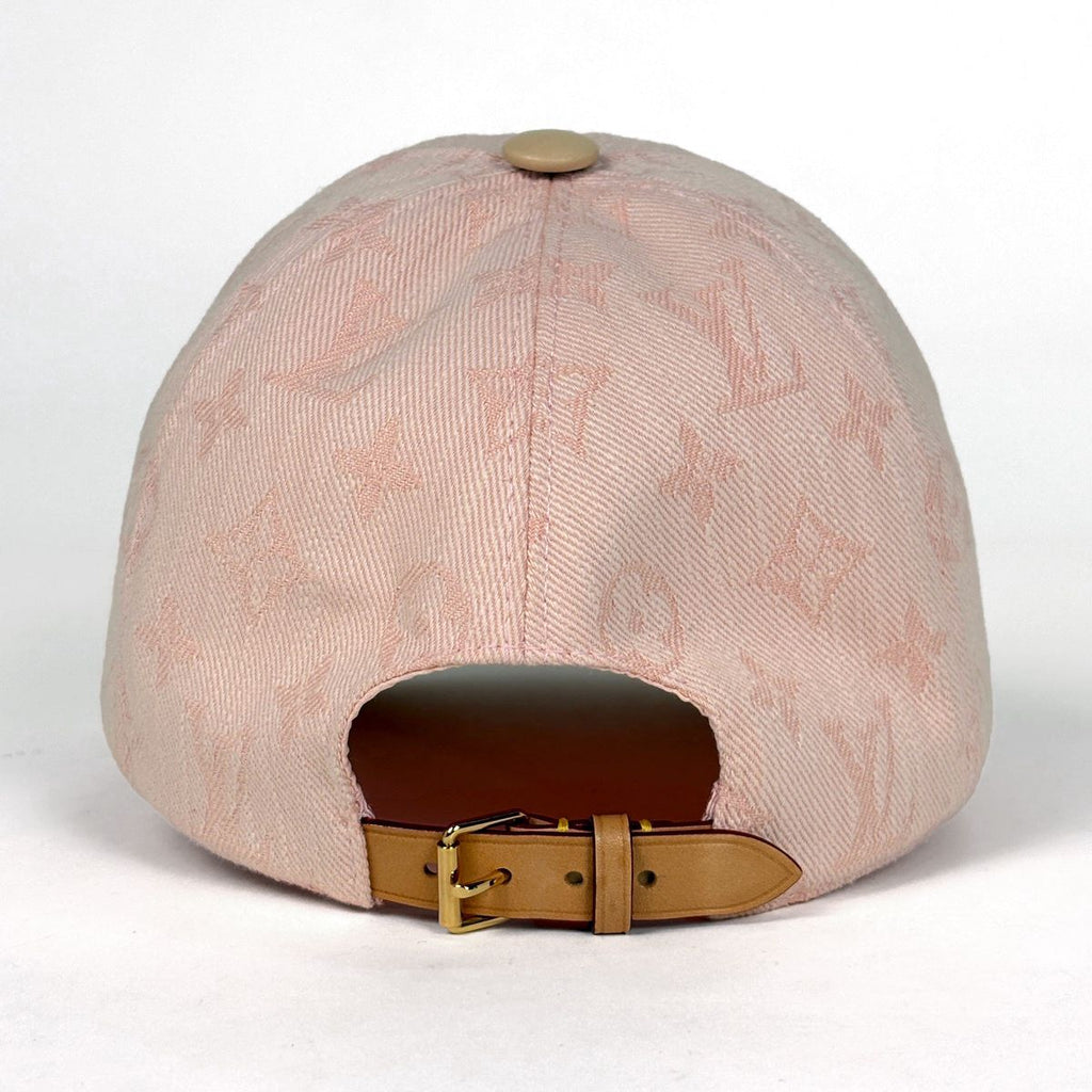 Louis Vuitton Bimai Cap Monogram Hat Cotton Polyester Pink — view 3