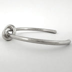 Celine Knot Extra Thin Bracelet Metal Silver — view 3