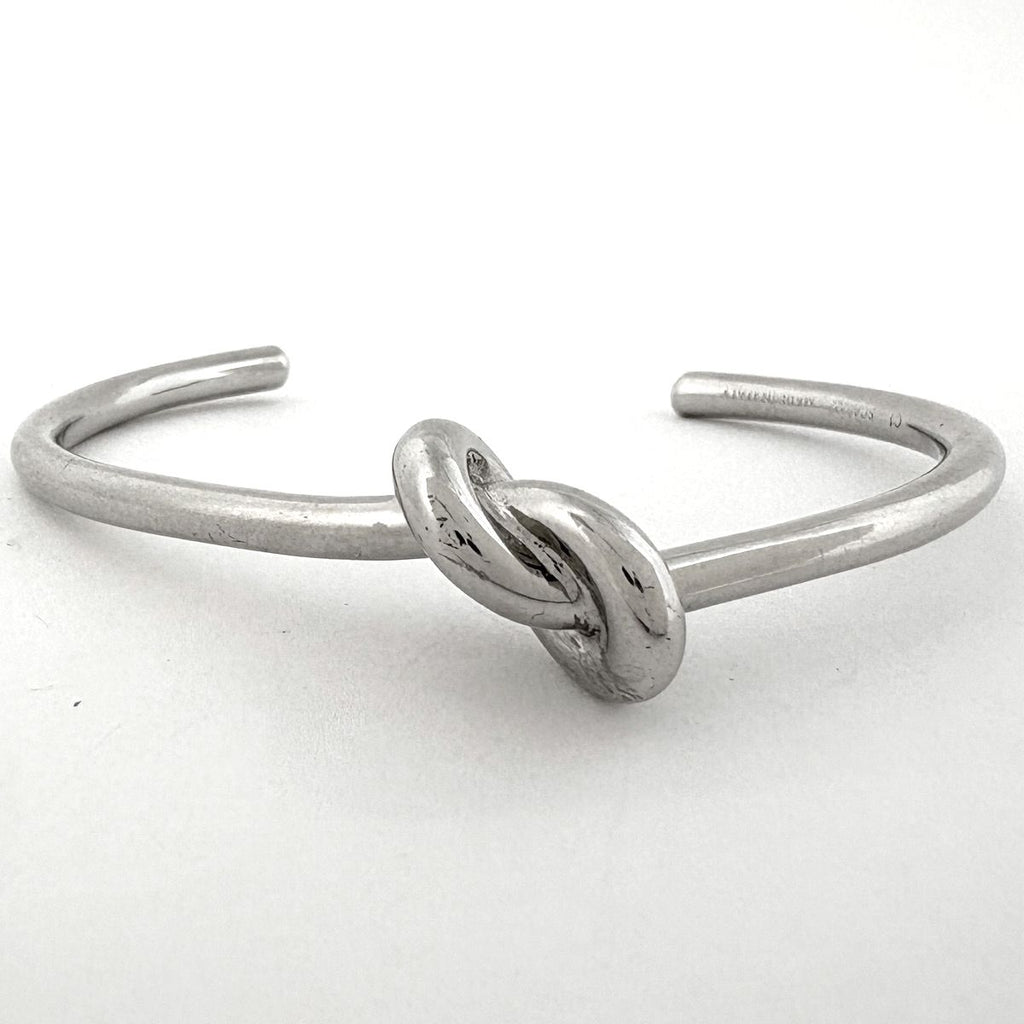 Celine Knot Extra Thin Bracelet Metal Silver — view 2