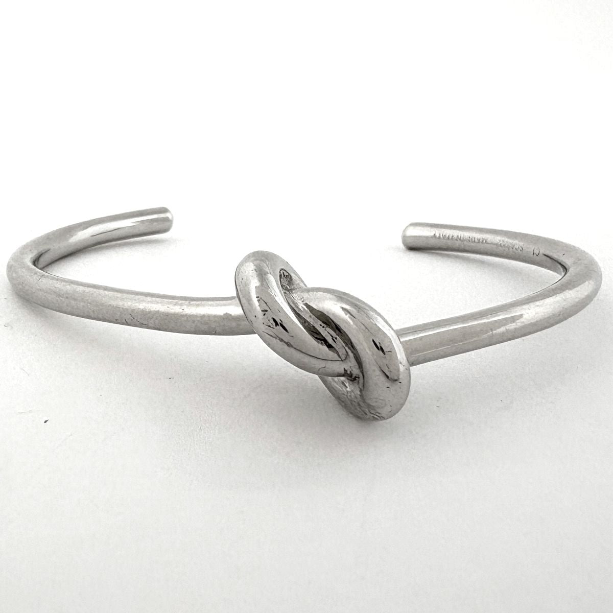 Celine Knot Extra Thin Bracelet Metal Silver — view 2