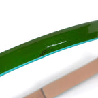 Chanel Camellia Belt CC Logo Patent Leather Green — view 3
