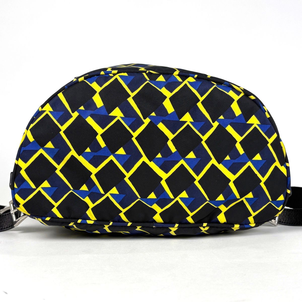 Prada Logo Pret Backpack Nylon Black Multicolor — view 3