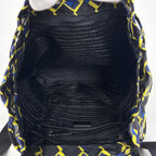 Prada Logo Pret Backpack Nylon Black Multicolor — view 8