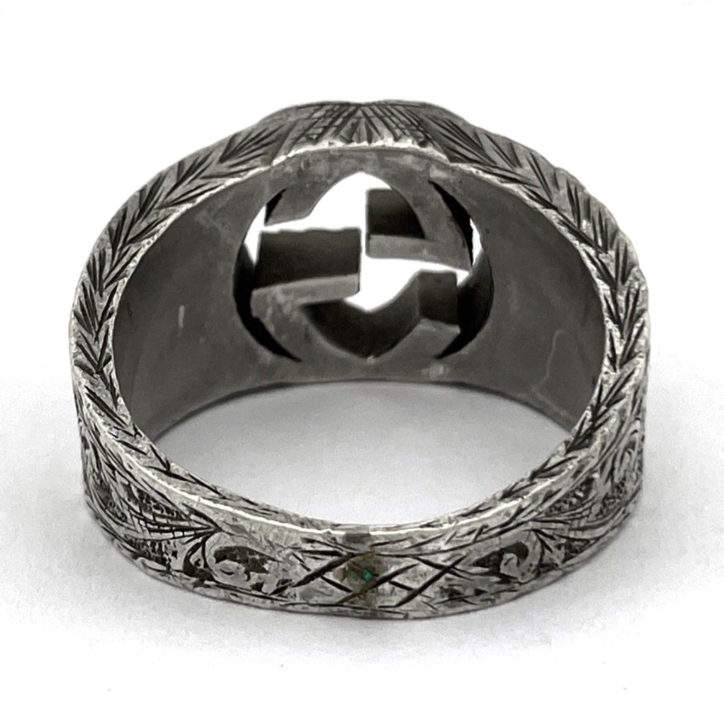 Gucci Interlocking Ring Arabesque Silver — view 4