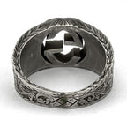 Gucci Interlocking Ring Arabesque Silver — view 4