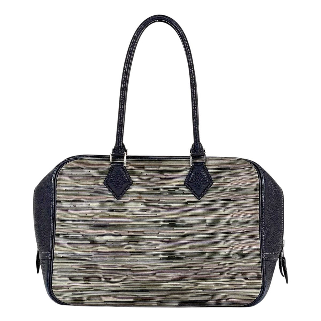 Hermes Plume 28 Handbag Vibrato Navy — view 3