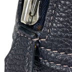 Hermes Plume 28 Handbag Vibrato Navy — view 7