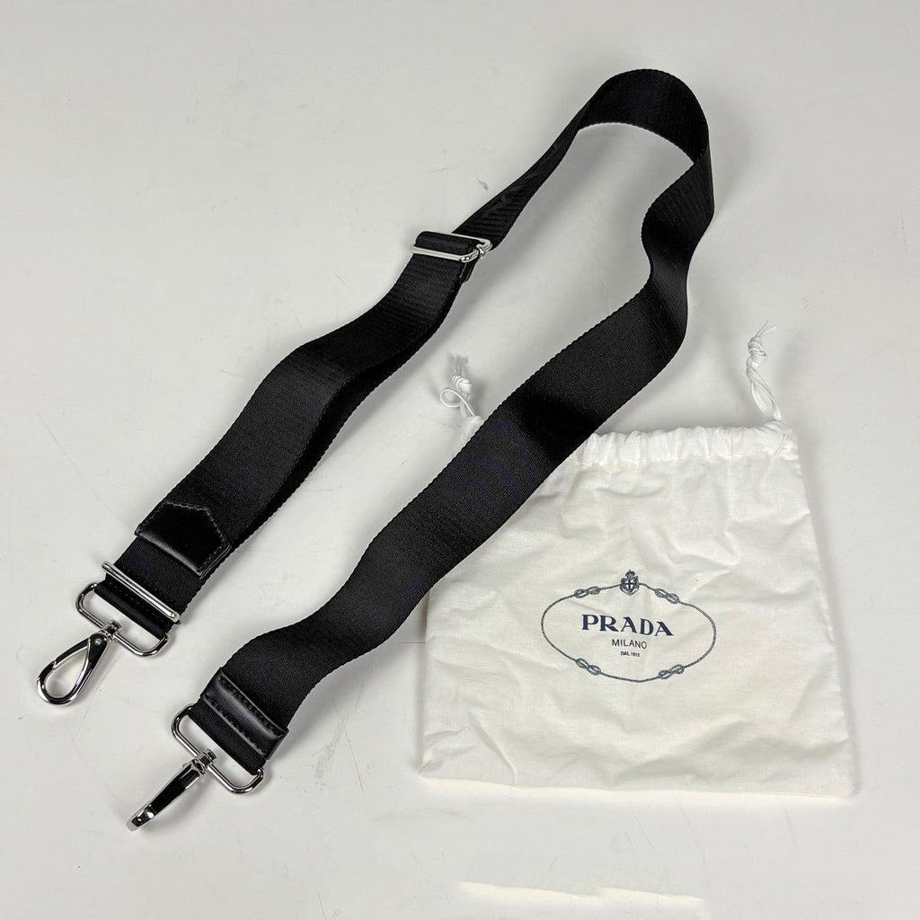 Prada Logo Tote Denim Navy — view 8