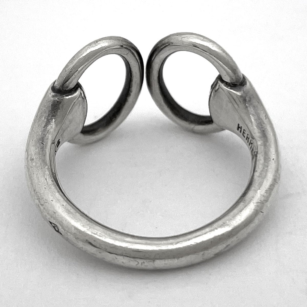 Hermes Nausicaa Ring Horsebit Silver — view 4