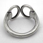 Hermes Nausicaa Ring Horsebit Silver — view 4