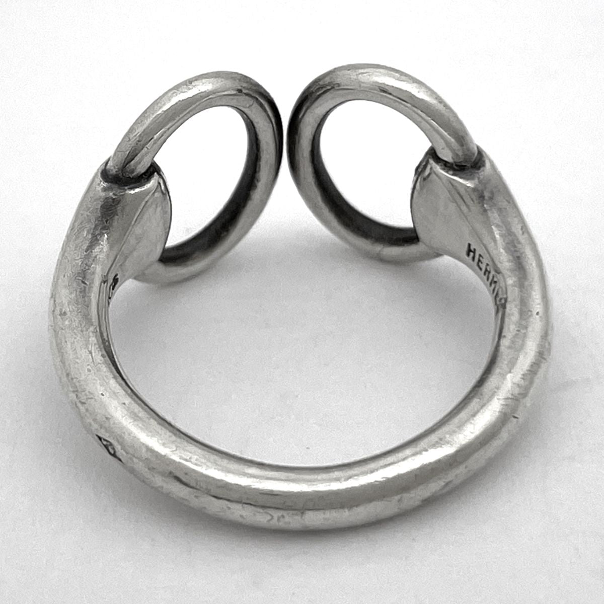 Hermes Nausicaa Ring Horsebit Silver — view 4