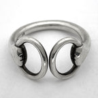 Hermes Nausicaa Ring Horsebit Silver — view 2