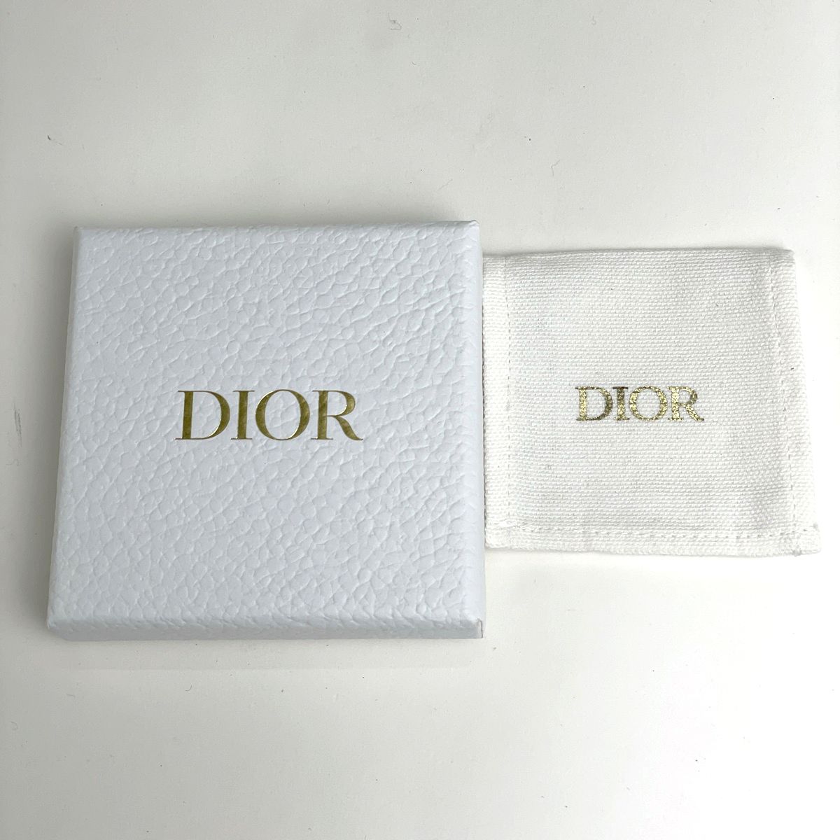 Dior Logo Rhinestone Ring Silver Plated — view 6