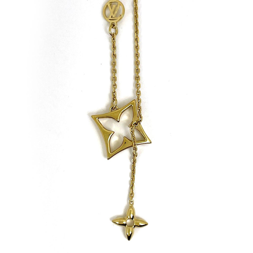 Louis Vuitton Necklace LV Flower Glam Gold Plated — view 2