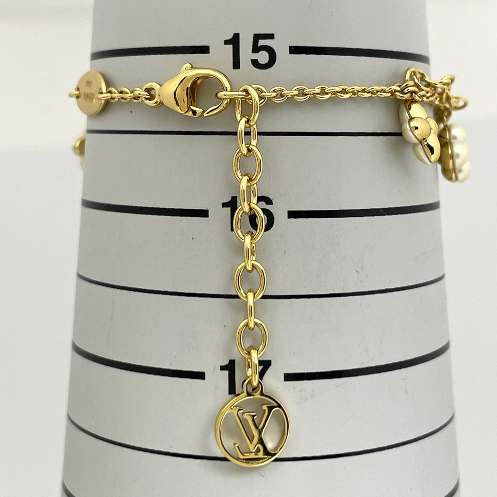Louis Vuitton Bracelet LV Floragram Gold Plated — view 4
