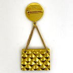 Chanel CC Logo Brooch Gold Plated — view 2