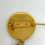 Chanel CC Logo Brooch Gold Plated — view 5