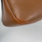 Gucci Logo Handbag Leather Brown — view 3