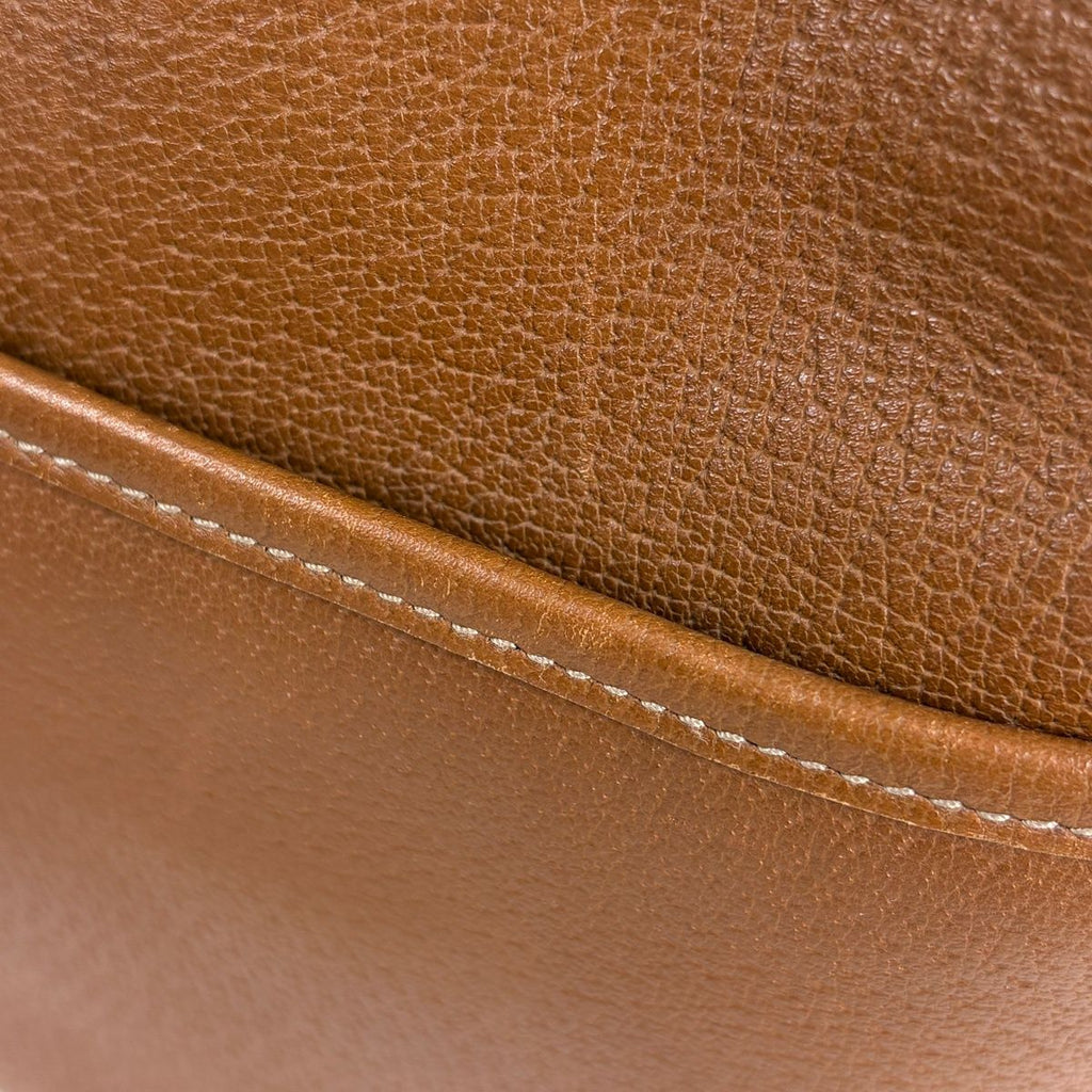 Gucci Logo Handbag Leather Brown — view 4