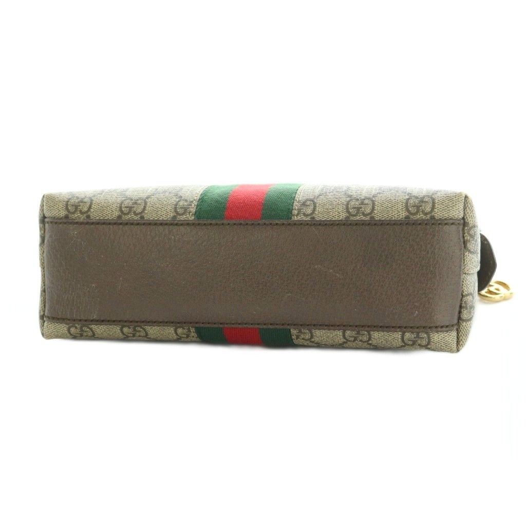 Gucci GG Ophidia Small Shoulder Bag Brown — view 4