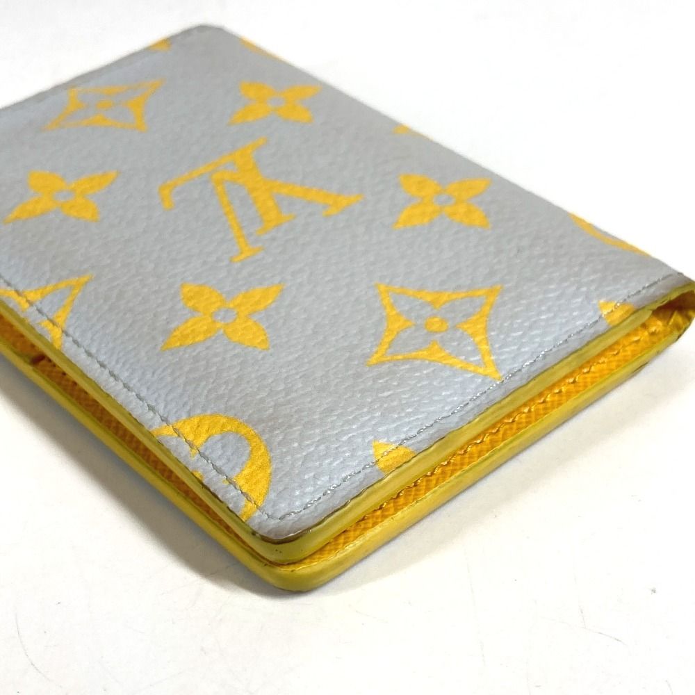 Louis Vuitton Card Case Organizer de Poche Leather Gray — view 4