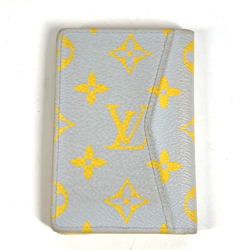 Louis Vuitton Card Case Organizer de Poche Leather Gray — view 2